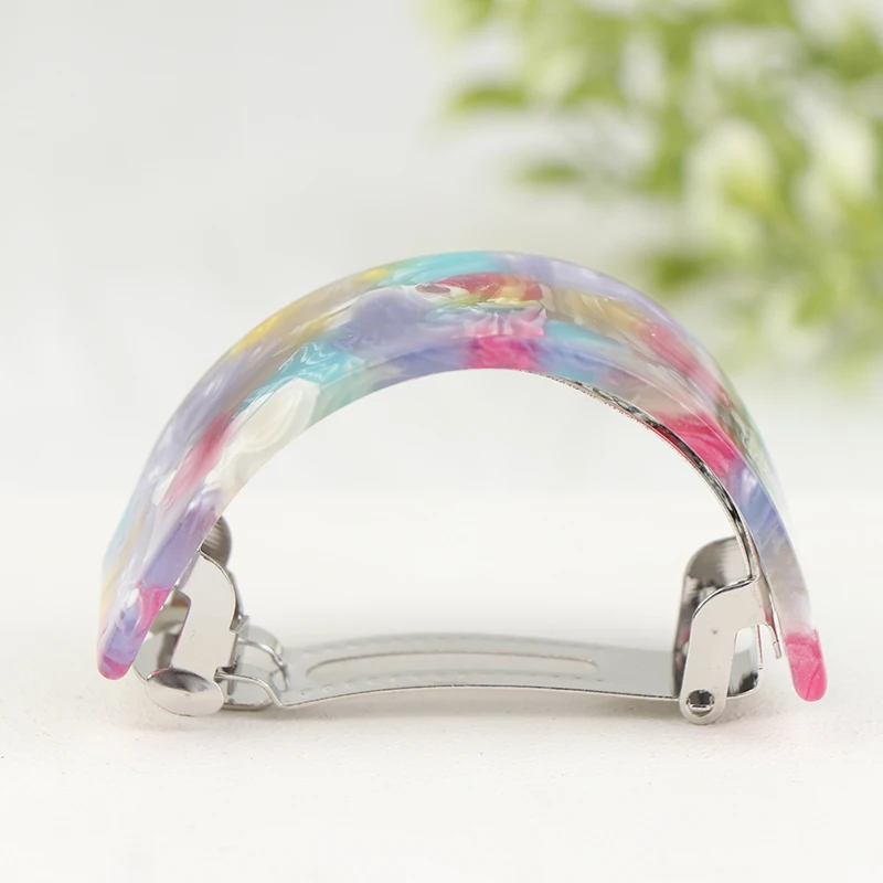 Rectangle Ponytail Barrette Volume Semicircle Hair Clamp | Clips