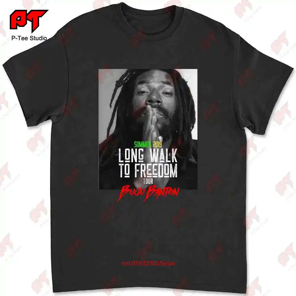 Футболка Buju Banton Dj Reggae Long Walk To Freedom Tour JAIO