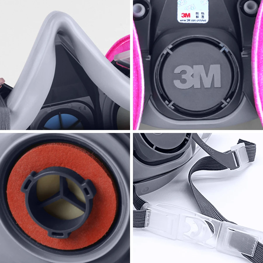 3M 6200 с 2091 P100 античастичные фильтры 3in1 маска спрей краска промышленный PM2.5