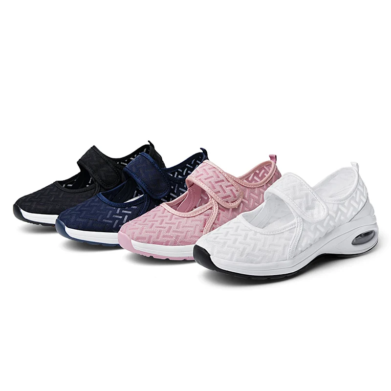 STRONGSHEN Women Sneakers Fashion Breathable Mesh Casual Shoes Zapatos De Mujer Plataforma Shoes Women Sport Walking Shoes