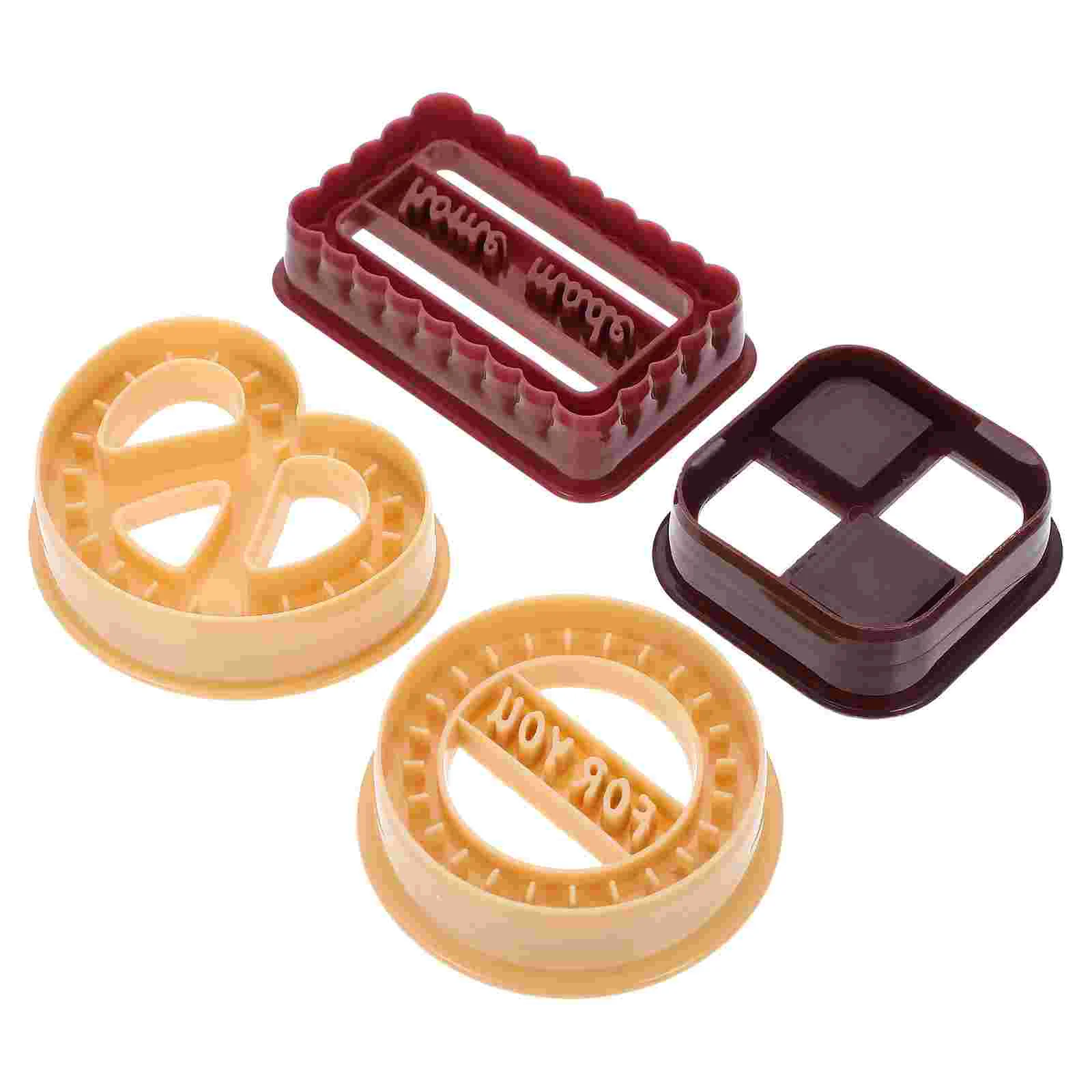 

2 Sets of DIY Biscuit Molds Fondant Mold Cookie Baking Mold Useful Cookie Cutter