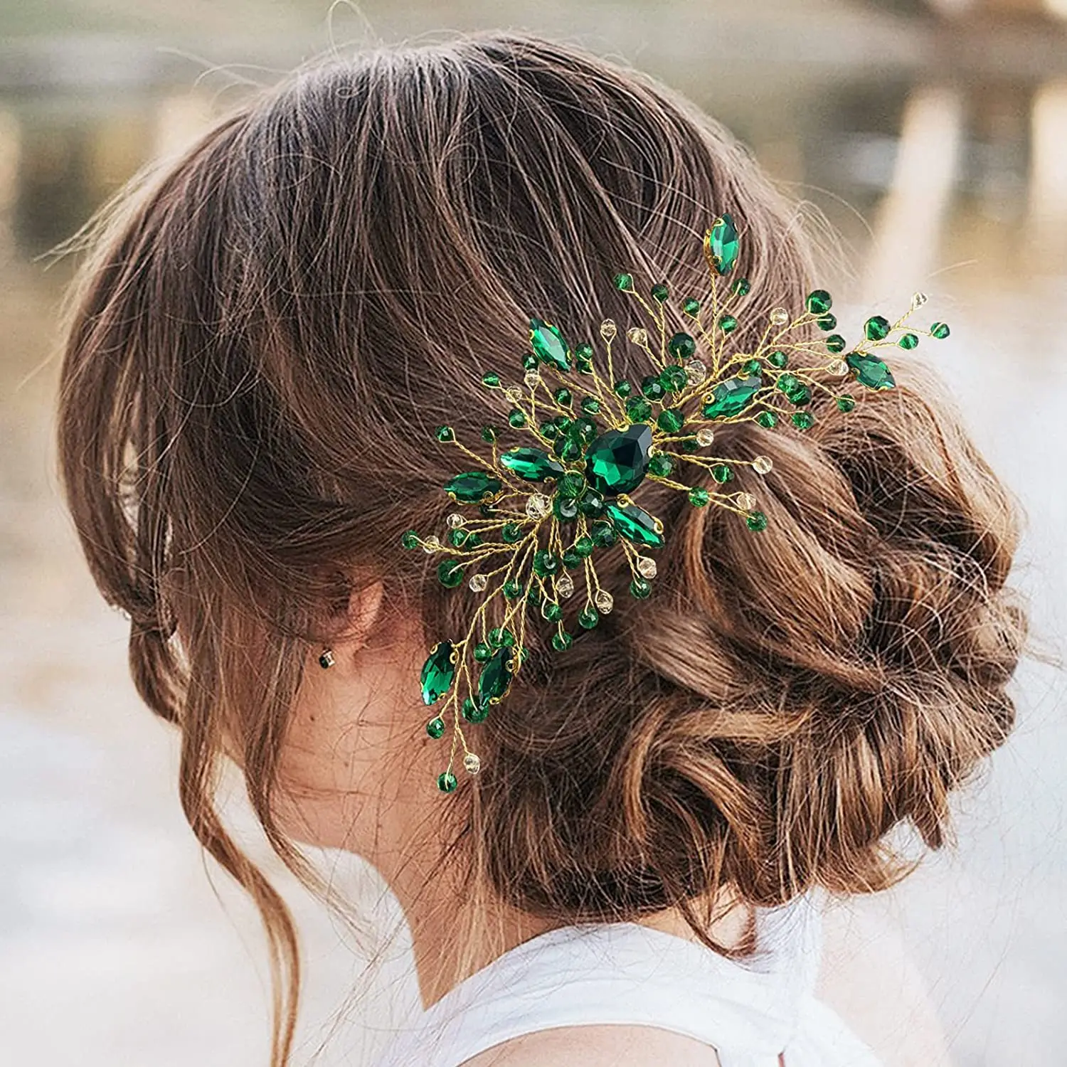 Handmade Rhinestone Hair Combs for Women Tiara Hair Accessories Bridal Wedding Head Ornaments Fashion Headwear Hair Clip ML images - 6