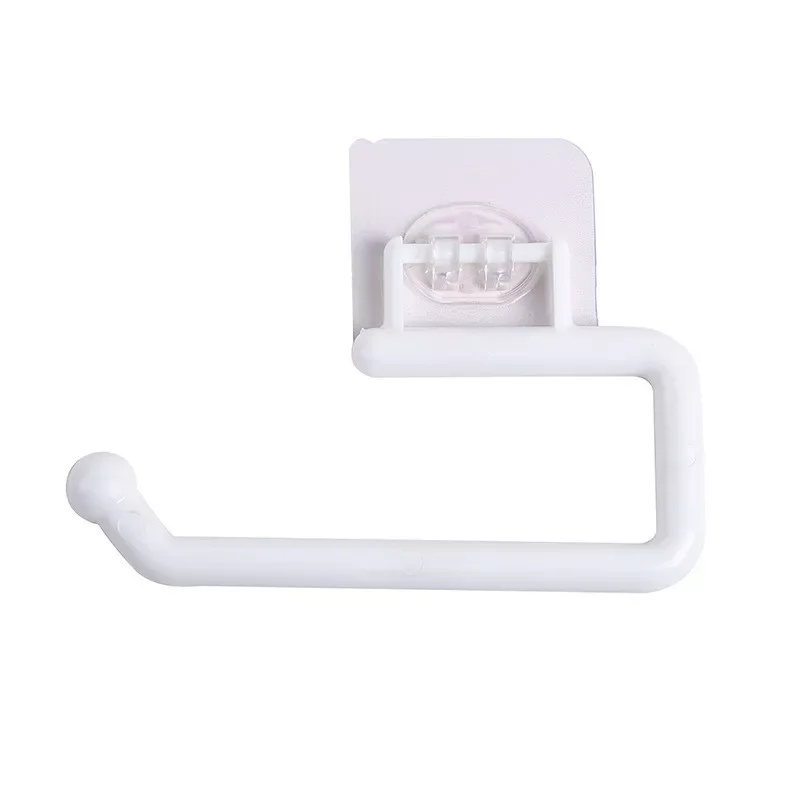 

2022 Holder Hanging Toilet Roll Paper Towel Holder Rack Kitchen Bathroom Cabinet Door Hook Holder Organizer