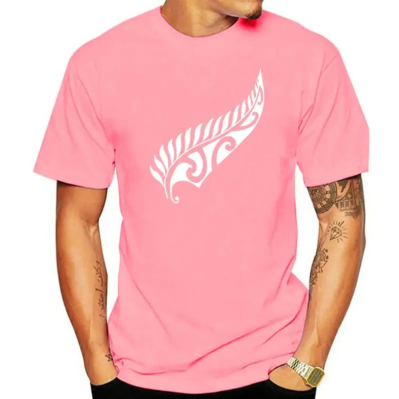 

New Zealand Maori Fern T-shirts 100% Cotton Short Sleeve O-Neck Tops Tee Shirts T Shirt Summer Famous Clothing Top Tee