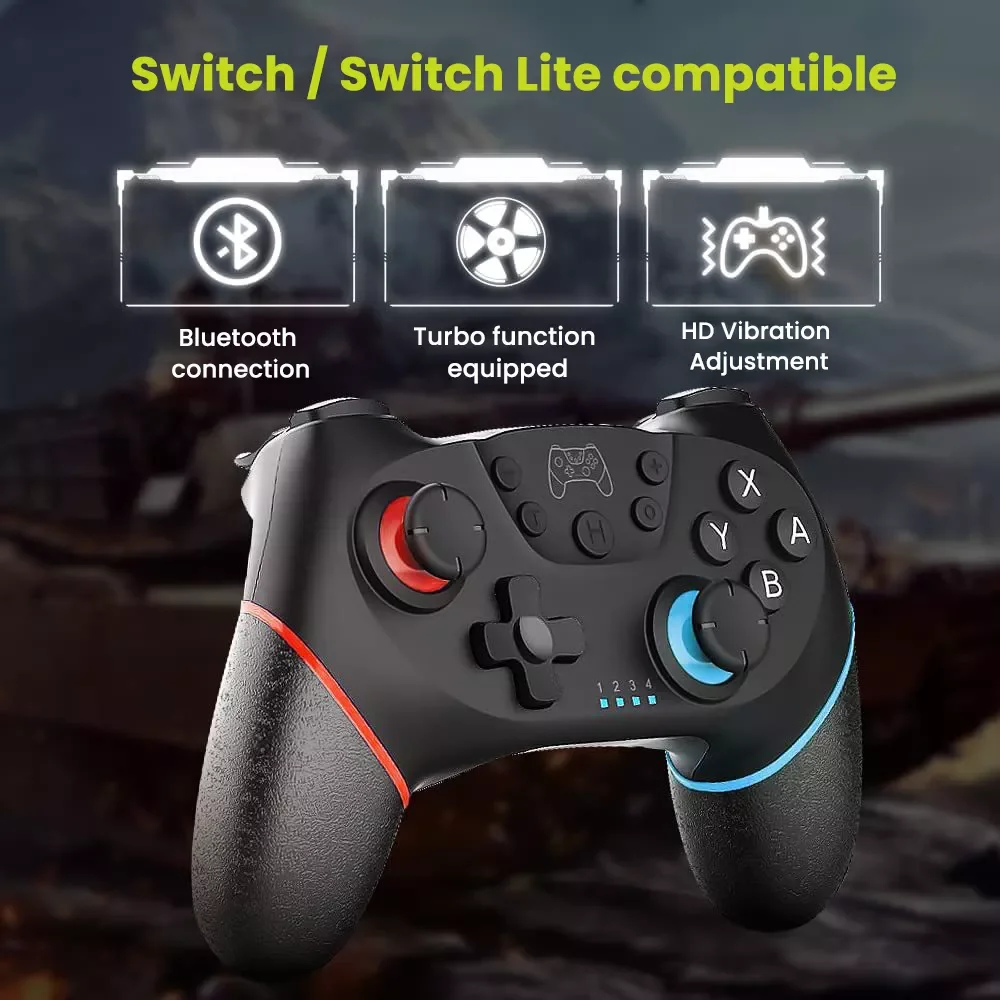 

Wireless Support Bluetooth Gamepad for N-Switch NS-Switch NS Switch Console Wireless Gamepad USB Joystick switch Pro Controller