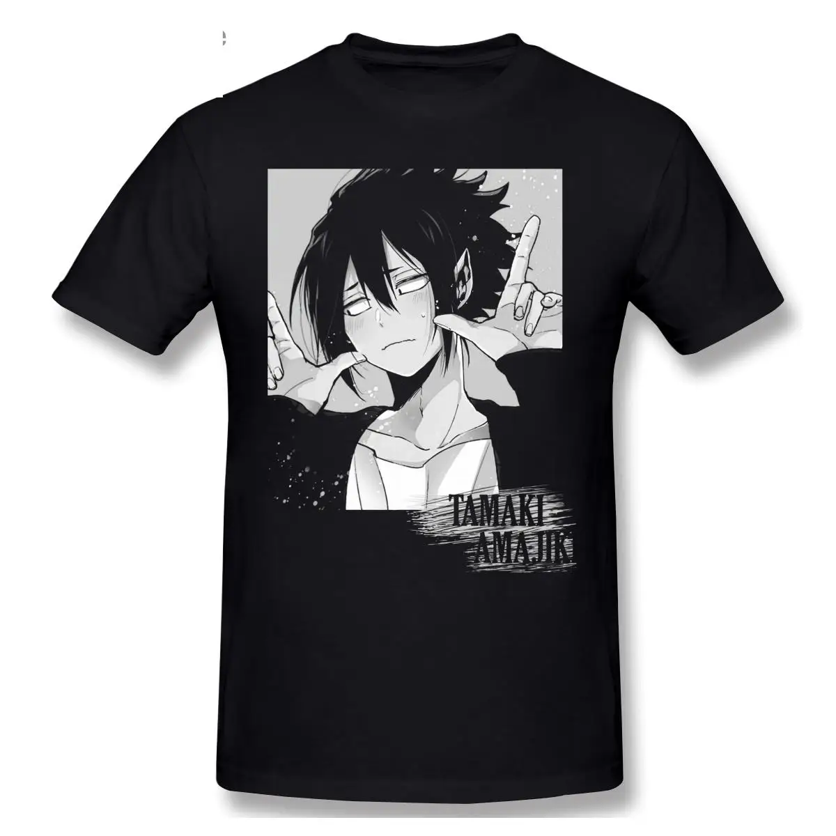 

Tamaki Amajiki Boku No Hero Academia T Shirt Plus Size O-neck Cotton Short Sleeve Tshirt Men T-Shirts Tee Tops