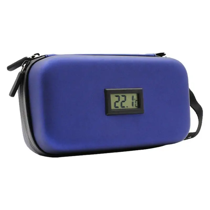 

Travel Medicine Cooler Bag Portable Insulated Cooling Bag For Insulin Diabetic Organizer Bag With Lcd Digital Display And