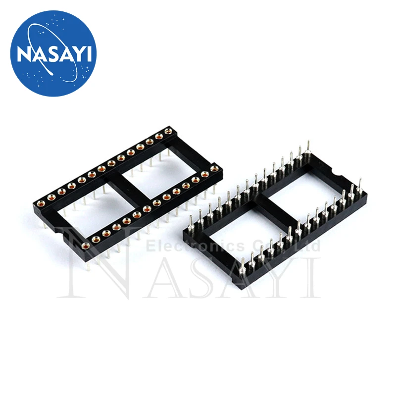 

Розетка с интегральной микросхемой, Φ одночиповая микрокомпьютерная микросхема с круглым отверстием, sub 28P в ширину