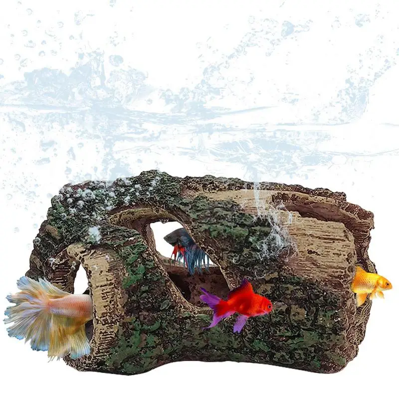 

Resin Aquarium Tree Decoration Resin Ornament With Artificial Driftwood Artificial Driftwood Wood Cave House Decor For Lizards