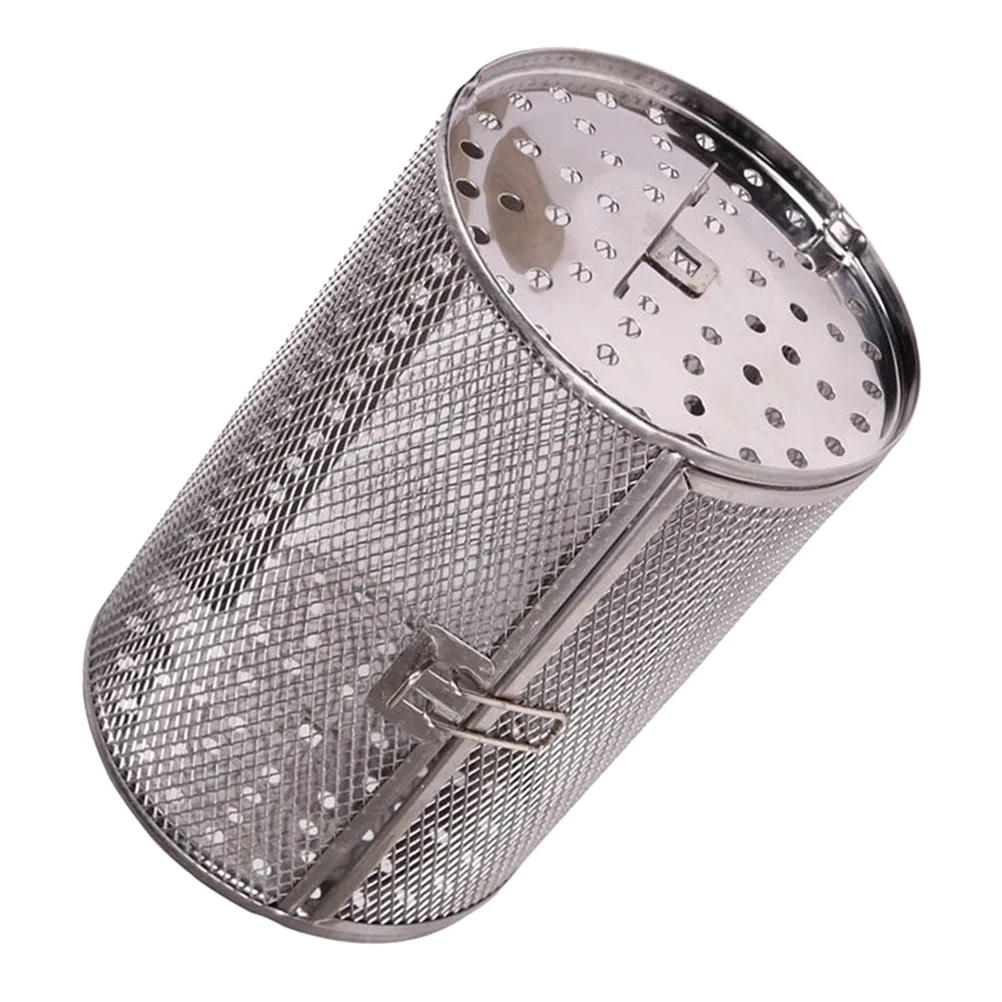 

Basket Rotisserie Grill Oven Cage Roaster Drum Bbq Air Steel Roast Baking Stainless Replacement Fryer Rolling Rotating Grilled