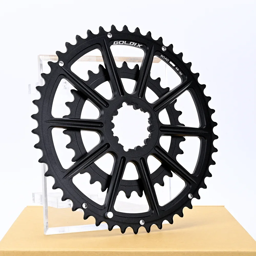 GOLDIX 53-39T 52-36T 50-34T 48-32T 46-30T спецификация звездочка шатуна дорожного велосипеда