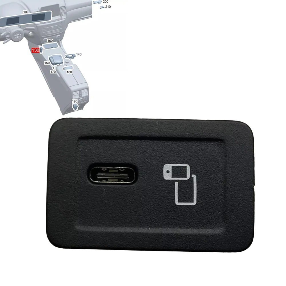 1шт черный ABS OEM номер A 2478209000 USB-разъем для Mercedes W253 W213 W293 W166 прямая замена