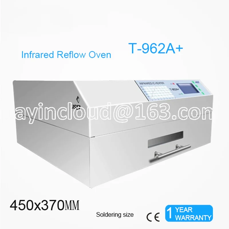 

Oven LED BGA SMD SMT Rework Sation 450*370mm 2300W PUHUI T-962A+ Reflow Wave Oven Infrared IC Heater T962A+ Reflow