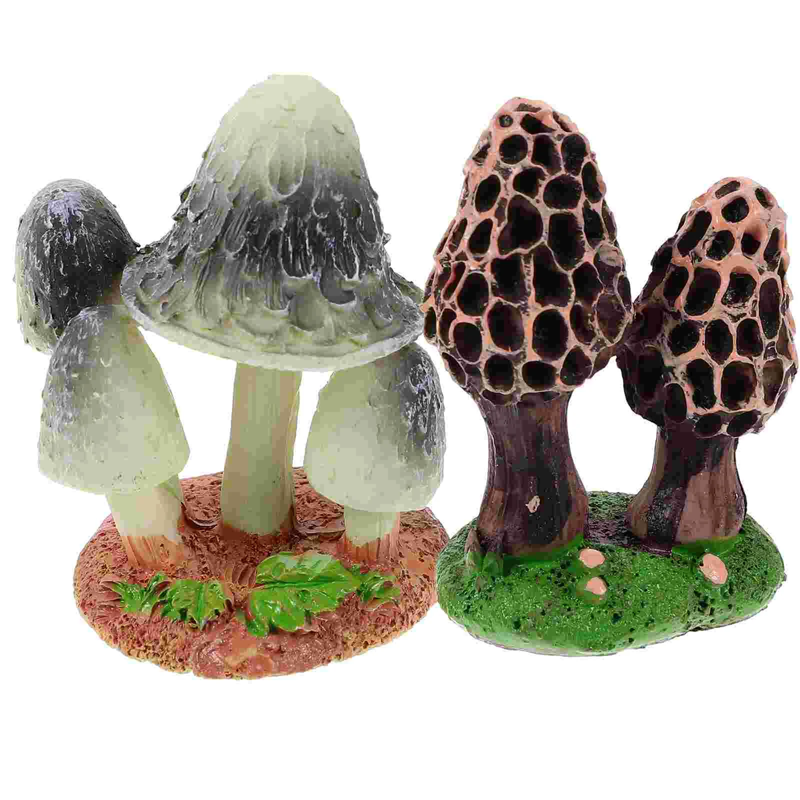 

2 шт., миниатюрные грибы для сада