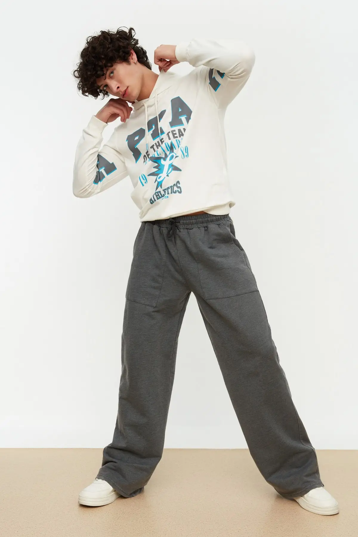 

Men's Relax Fit Flare Acid-Flushing Sweatpants TMNAW22EA0483