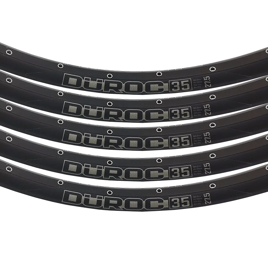 Фото Велосипедные обода Sunringle DUROC 30, 35, 37, 40, 42, 50 дюймов, MTB обода 27.5/29 дюймов, бескамерные, паяные, 28/32H, широкие алюминиевые обода №2