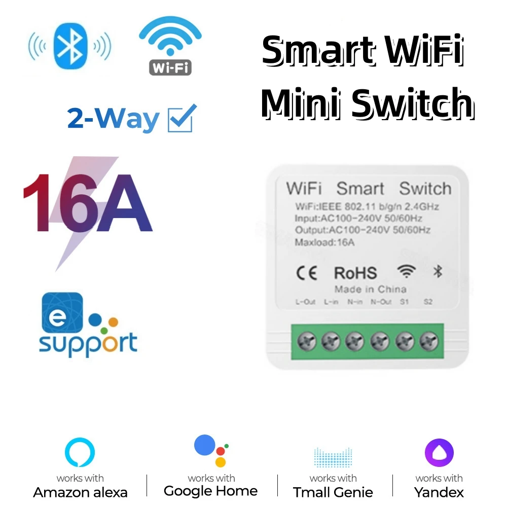 

Умный выключатель eWeLink 16А