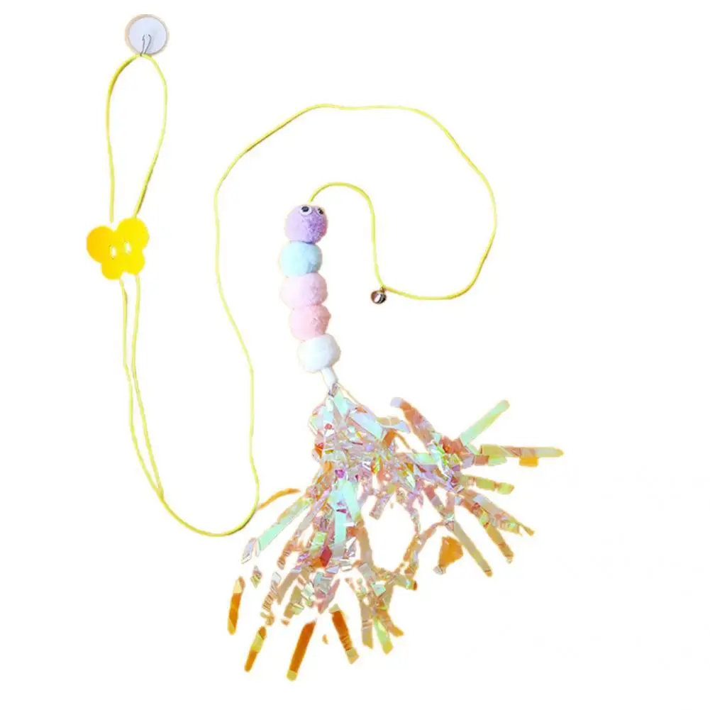 

200cm Excellent Stress Release Door Hanging Catnip Toy Adhesive Hook Hanging Cat Toy Easy Installation Pet Accessories