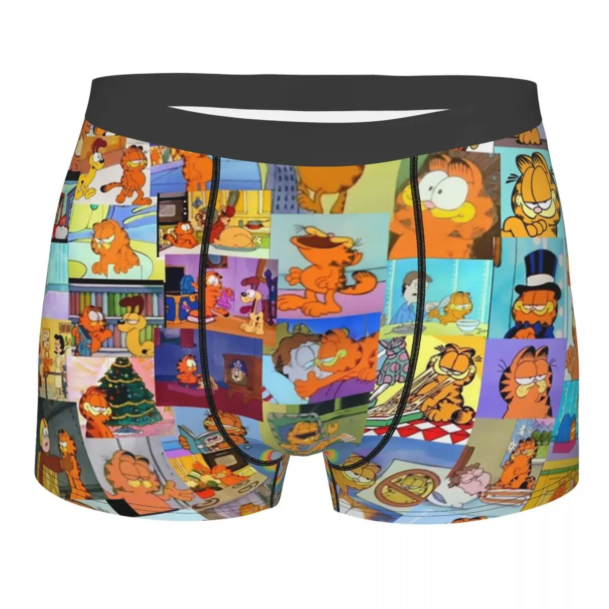 

Мужское крутое нижнее белье Garfieldcat, боксеры, трусы, Мужские дышащие шорты, трусы