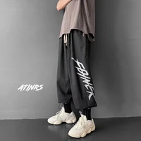 hip hop trendy mens sports loose casual pants trend versatile comfortable version good summer legged bloomers thin