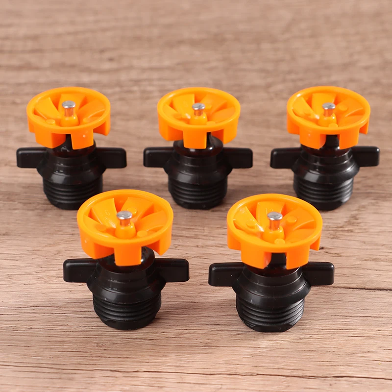 

1/2" Male Thread Automatic Rotation 360 Degree Watering Nozzle Sprinkler Garden Park Lawn Flower Vegetable Irrigation 1/5PCS
