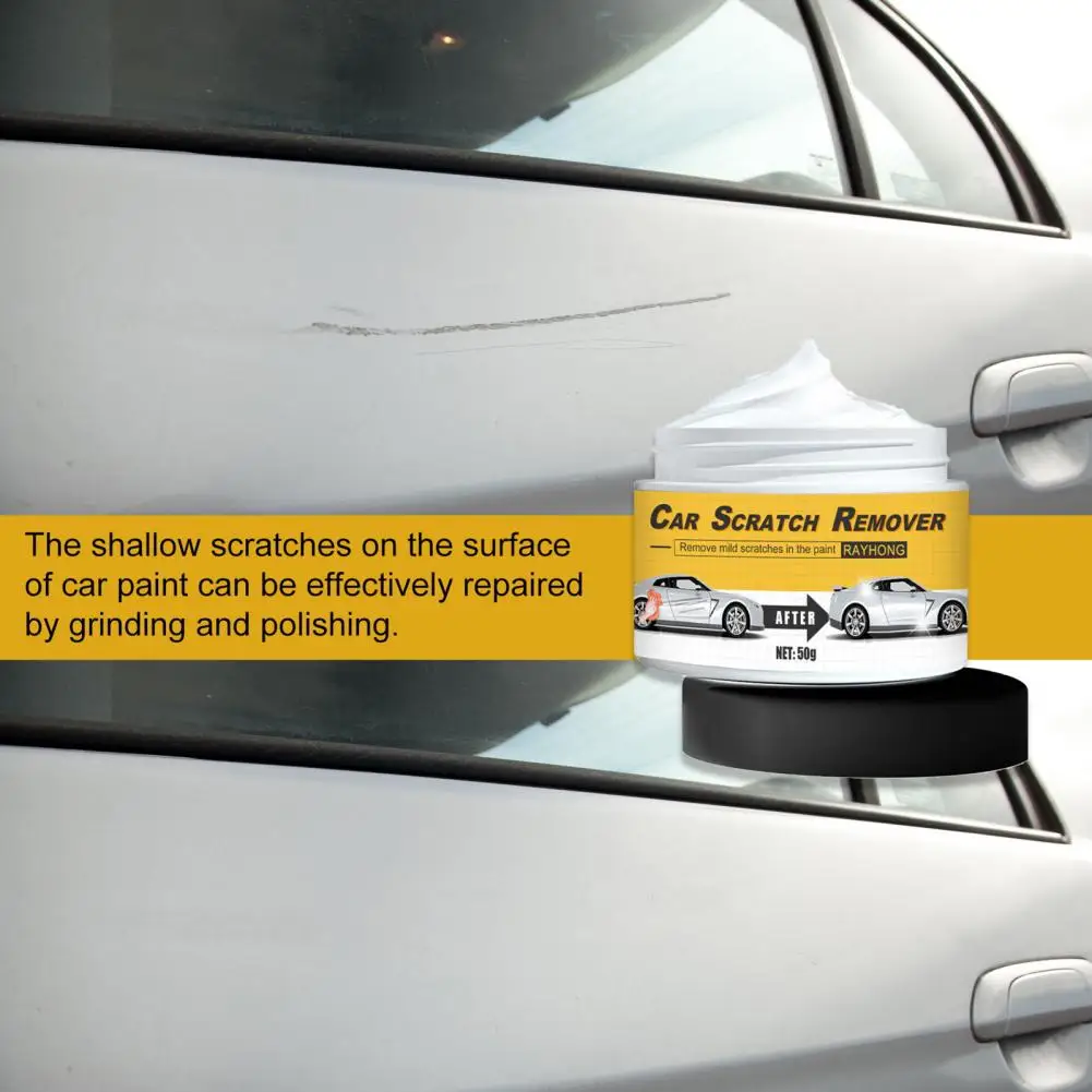 

1 Set Scratch Repair Cream Convenient Long-lasting Brightening Car Beauty Supplies Scratch Remover Scratch Remover