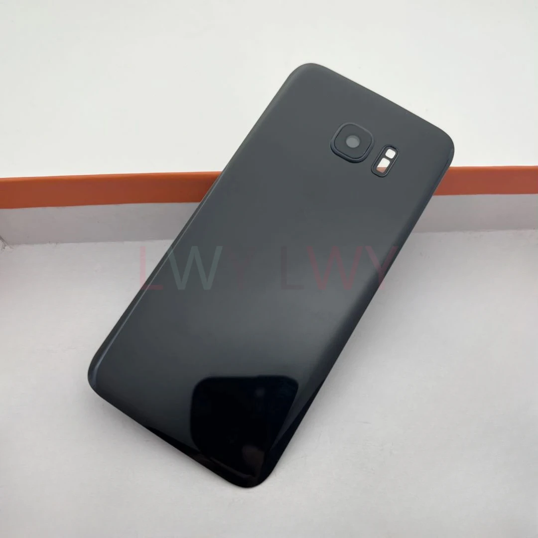 Для Samsung Galaxy S7 Edge G935 G930 задняя крышка батарейного отсека стеклянная корпуса с