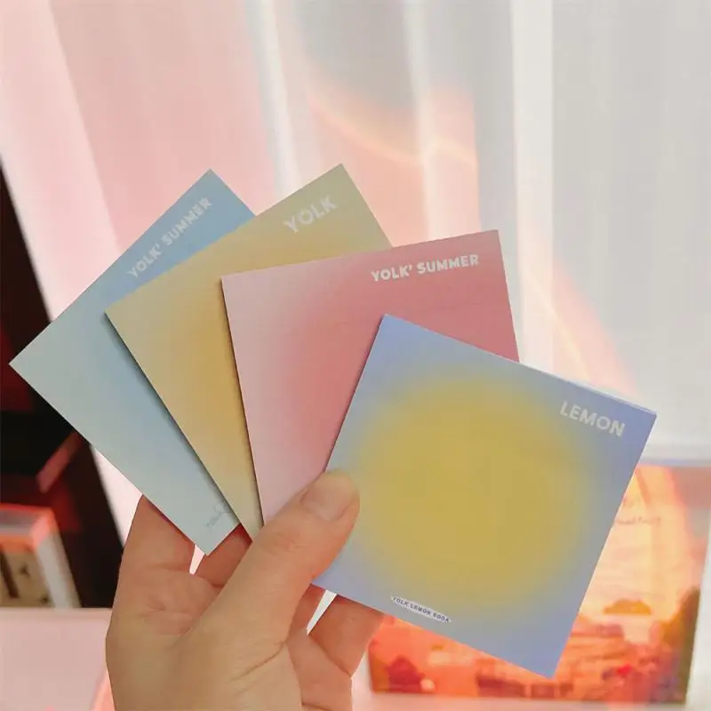 

1pc Memo Pads Good Adhesion Exquisite Thickened Multipurpose School Office Supply Cute Message Board New Ins Style