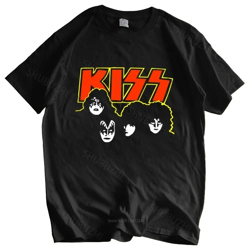 Лидер продаж мужская брендовая футболка летняя хлопковая Kiss винтажная 1980 года