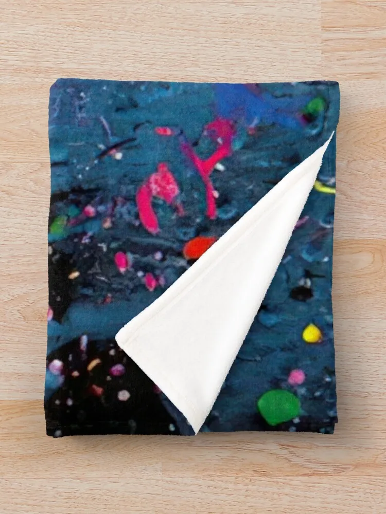 John Hoyland - Винсентская луна 11.7.07 2007 Пледы Одеяло Диван-кровать Многоцелевые одеяла