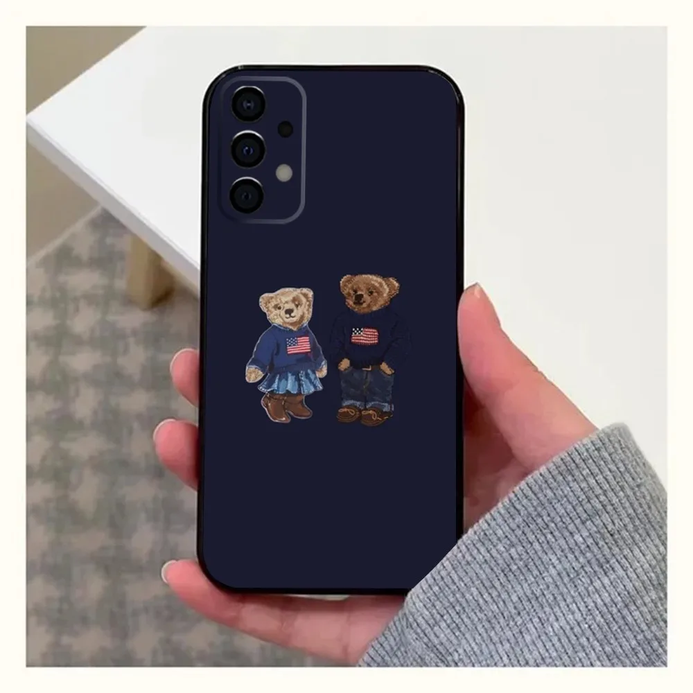 Модный чехол для телефона B-Baron F-Filou Bear Samsung Galaxy A20 A21s A22 A31 A32 A52 A53 A72 73 A80 A91 Мягкий