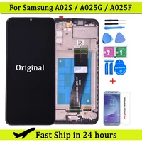 6 5 inch original lcd for samsung galaxy a02s a025 lcd with frame touch screen digitizer lcd for samsung sm a025f a025g display
