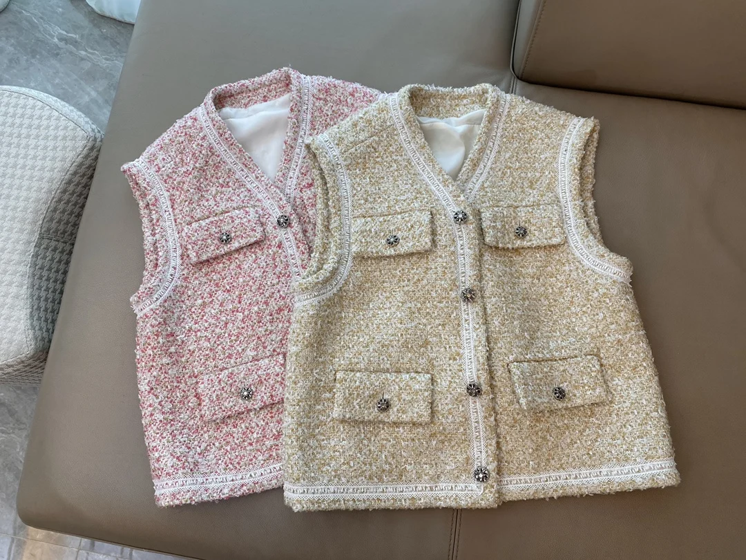 

Женский шерстяной жилет, жилет с V-образным вырезом, весна-лето 2022