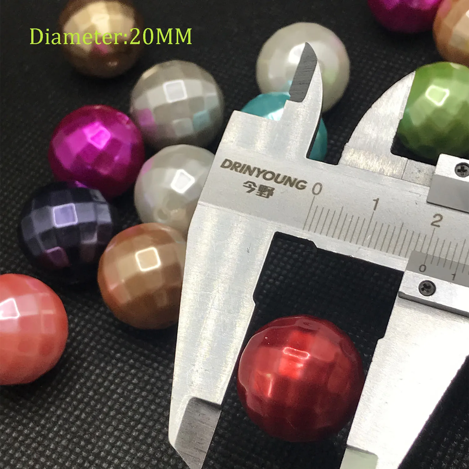 Бусины россыпью в форме глобуса разных цветов для браслетов ожерелий серег