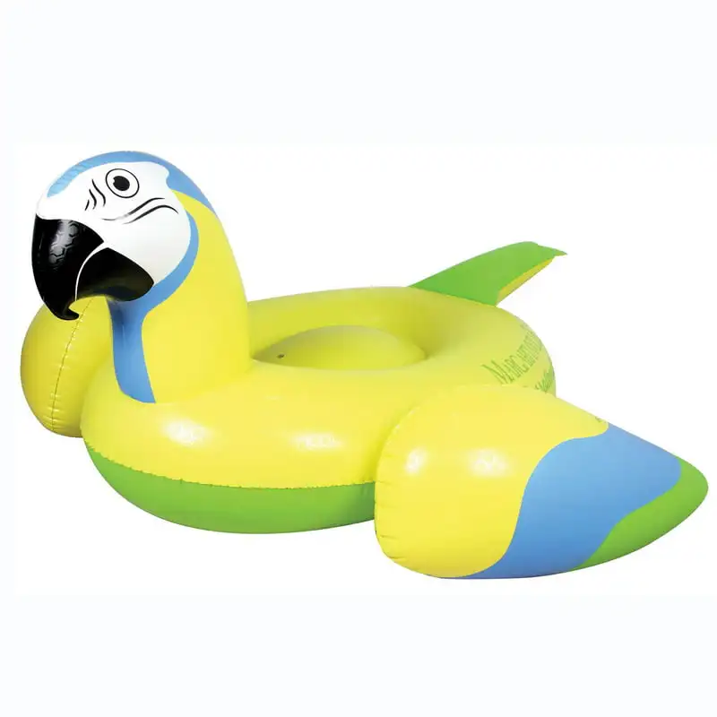 

Swimming Pool Rideable Tropical Parrot Inflatable Float, Yellow