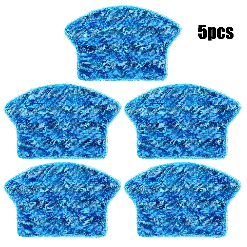 

5pcs Microfiber Cloths Strong Water Absorption Mop Cloth For Redmon RV-R450 RV R450 Robotic Vacuum Cleaner Parts Accessories