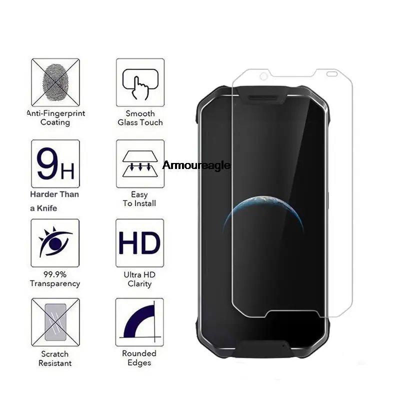 

Закаленное защитное стекло 2.5D для AGM X2, Взрывозащищенная защитная пленка