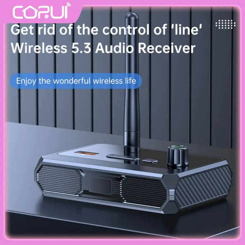 

2.4ghz Audio Receiver Dual Channel Audio Adapter Anti-interference Energy Saving Audio Amplifier Black