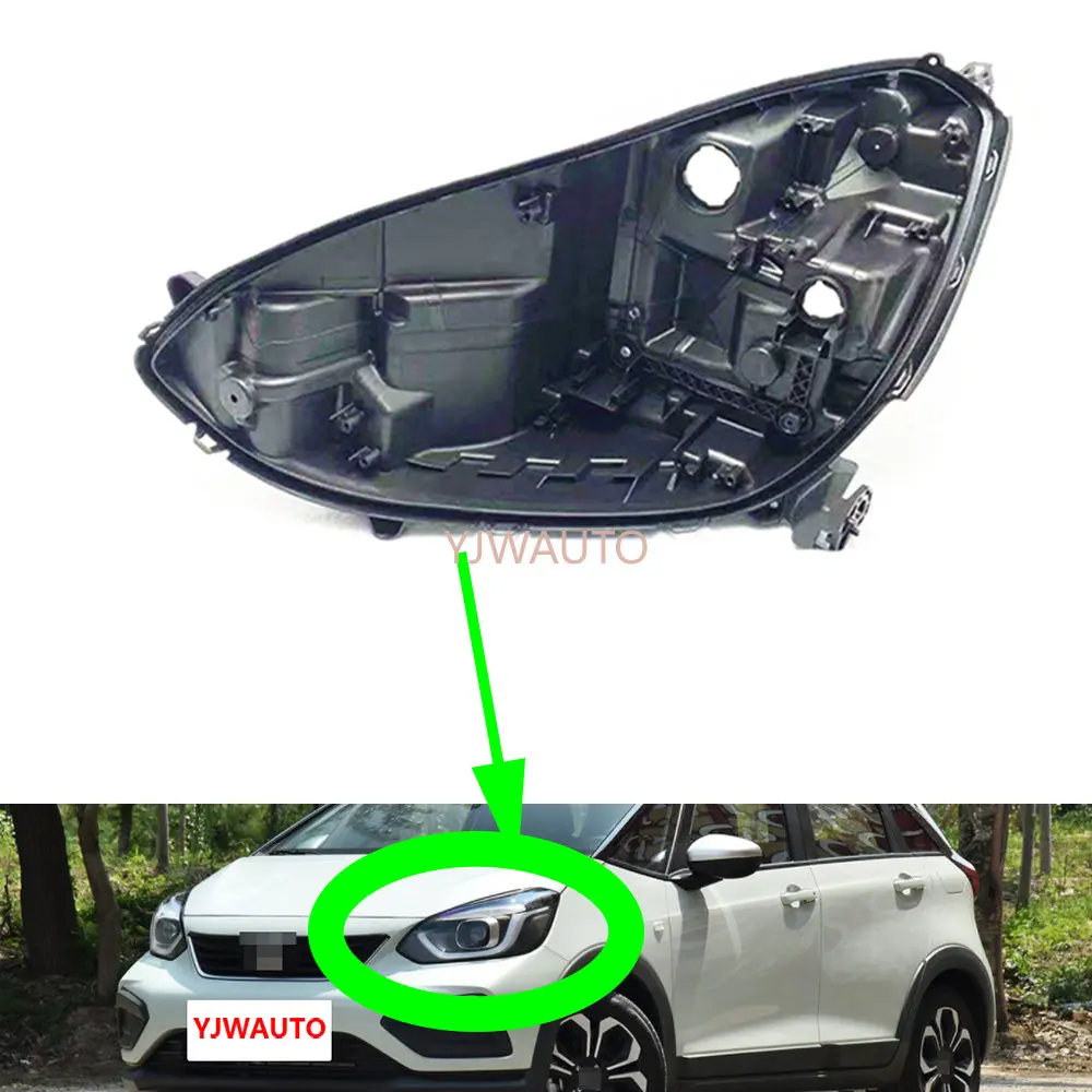 

Фара головного света для Honda Fit Jazz 2020 ~ 2021, фара головного света для автомобиля, заднее основание, передняя Автомобильная фара, задняя фара