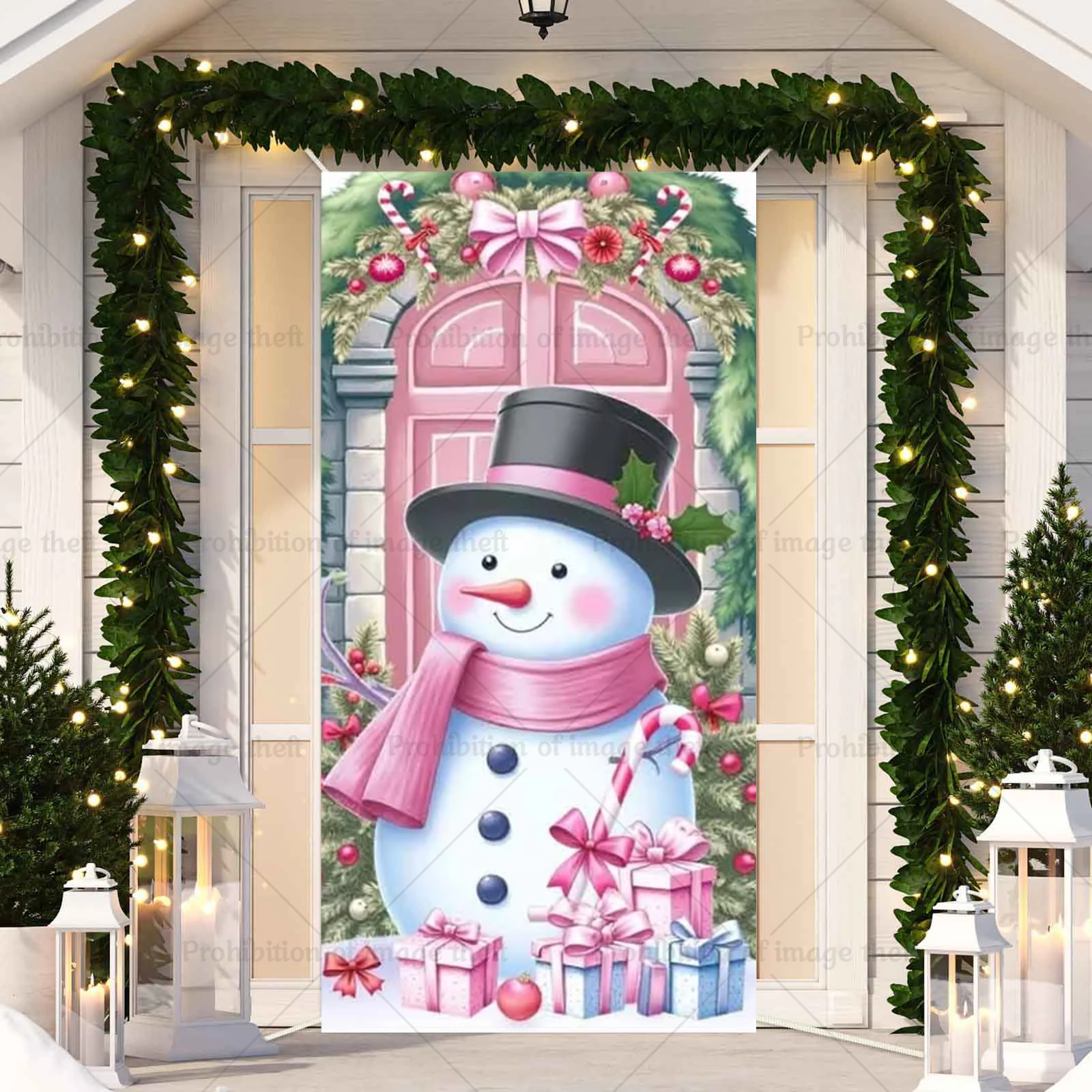 Виниловый фон для фотосессии Нового года