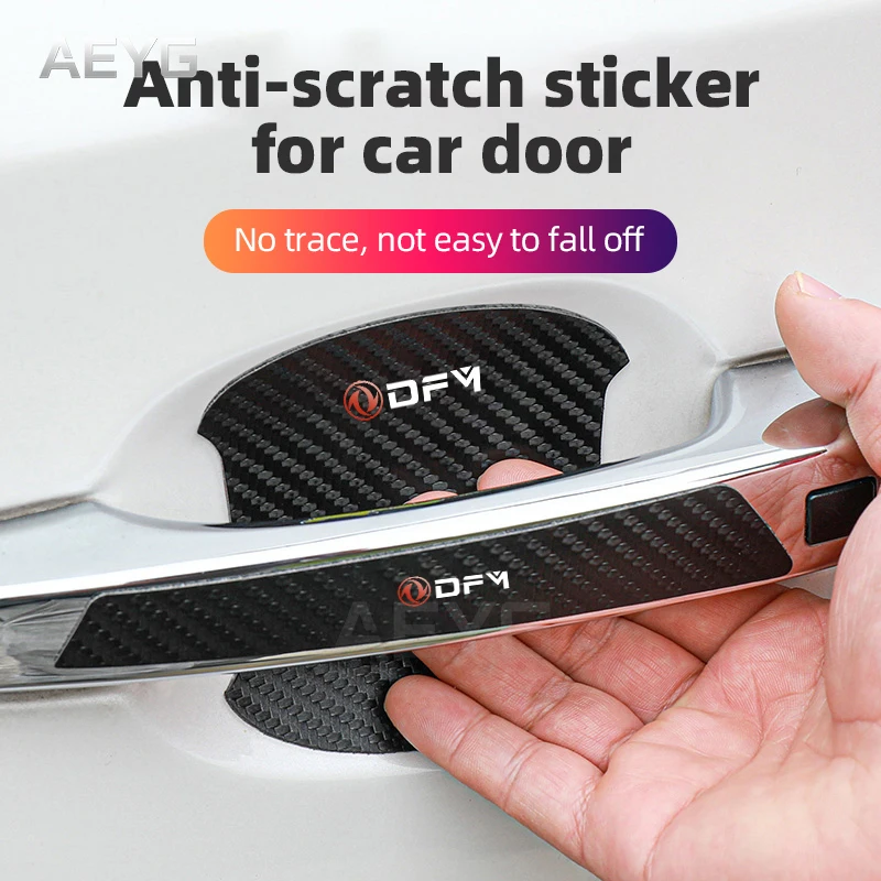 Наклейка на дверь автомобиля из углеродного волокна против царапин для Dongfeng DFM трактора AX7 580 S30 H30 Cross AX4 A30 A6 AX3 автомобильные аксессуары Наклейка на дверь автомобиля из углеродного волокна против царапин для Dongfeng DFM трактора AX7 580 S30 H30 Cross AX4 A30 A6 AX3 автомобильные аксессуары