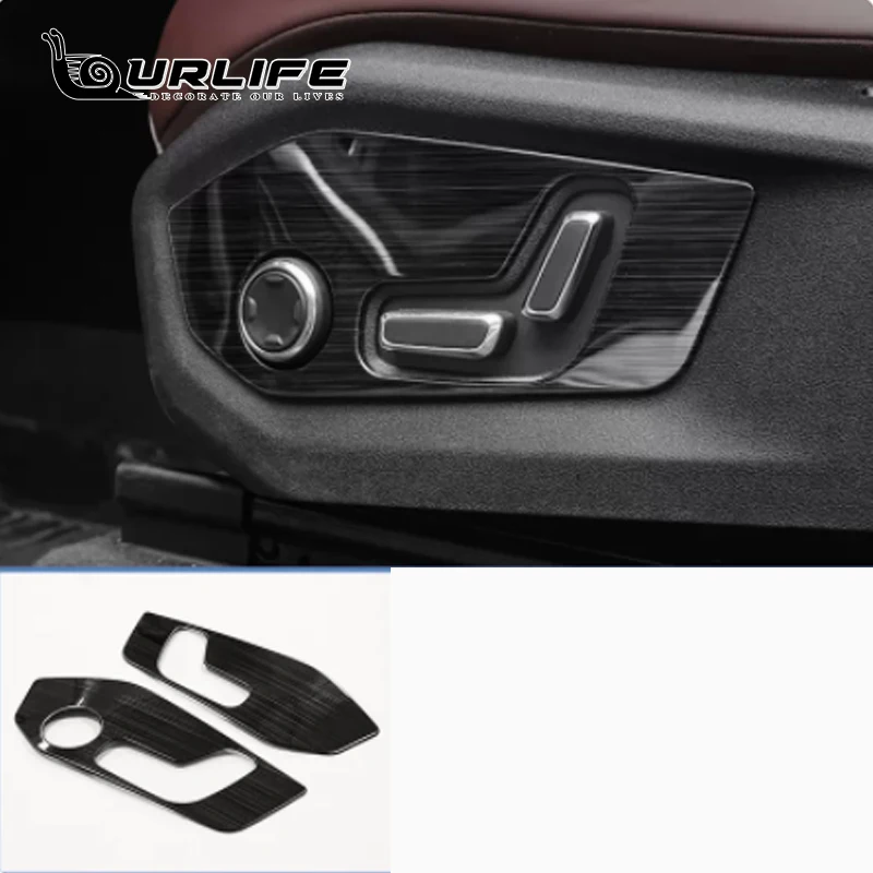 Для Geely Monjaro Grand Koleos 2022 2023 2024 2025 автомобильные черные титановые Декоративные наклейки для интерьера ABS аксессуары