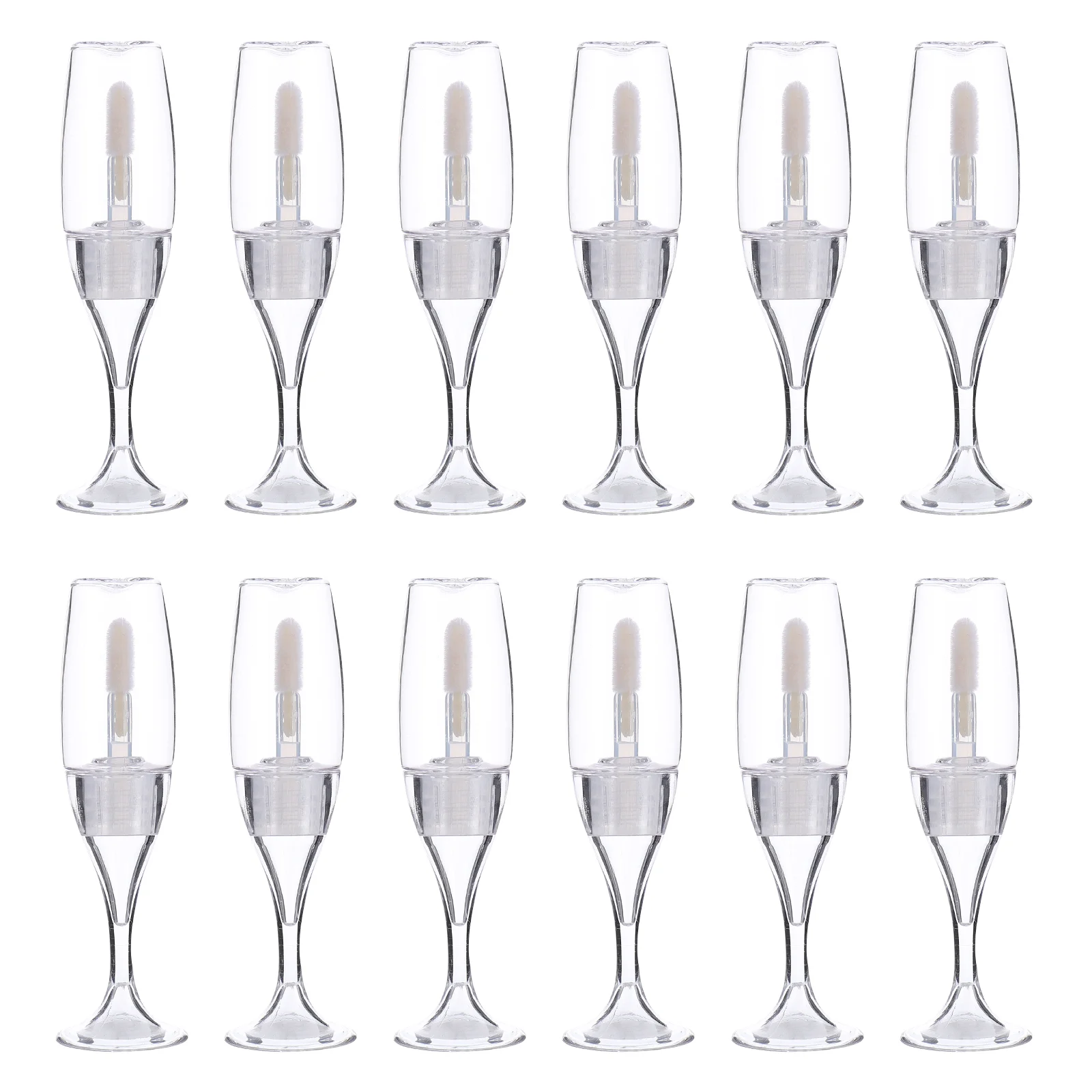 

Lip Gloss Tubes Clear Mini Bottles Tube Balm Refillable Travel Container Wand Containe Empty Containers Lipstick Crystal Bottle