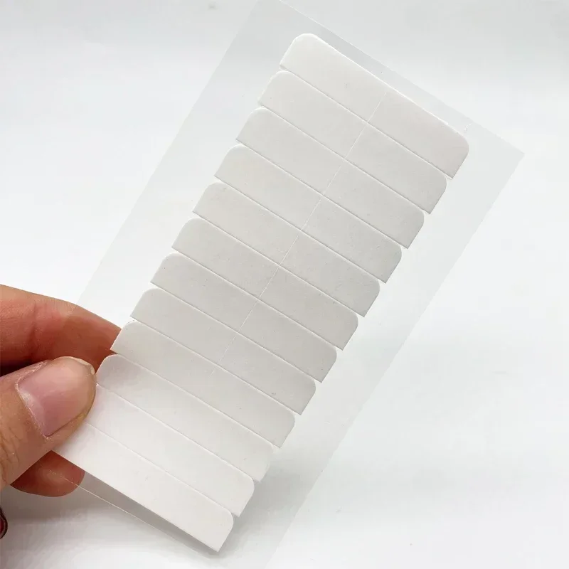 Лента Клейкая белая водостойкая для наращивания волос 120 шт./партия 10 листов 0 8 х4