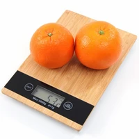 5kg1g high precision wood scale electronic scale digital kitchen scale weighing tool lcd display kitchen weighing food scale