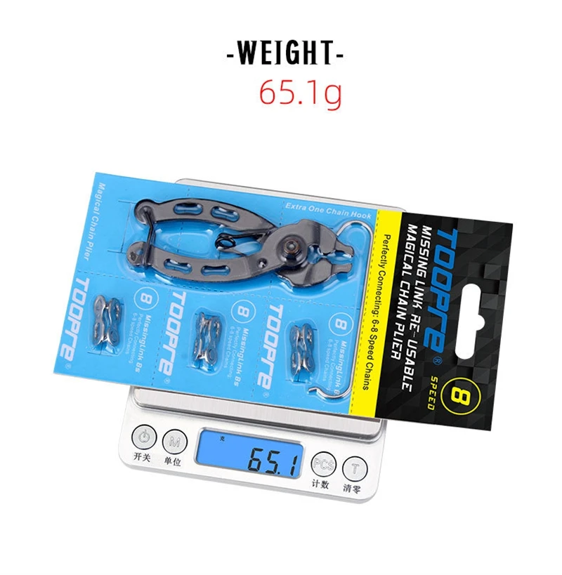 Замок цепи велосипеда Toopre Quick Link 8 9 10 11 12 Speed с плоскогубцами и направляющим рычагом для крепления на MTB-велосипедах с поддержкой скоростей 12V 11V 10V 9V 8V инструмент для велосипедного спорта.