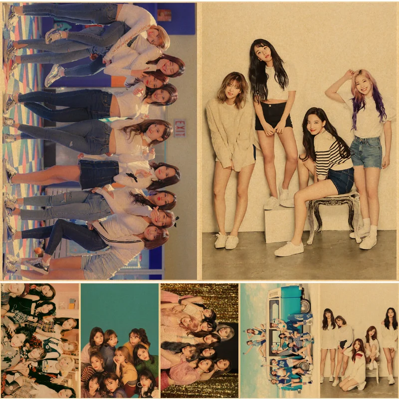 Настенные плакаты на стену с изображением мины и Момо дважды Саны настенные