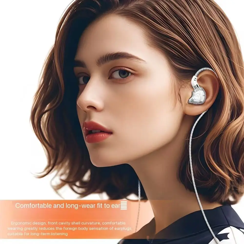Проводные наушники Type-C, HiFi, стерео, с глубокими басами, USB-C, 3,5 мм, внутриканальные, с микрофоном, спортивные, с сабвуфером, музыкальная гарнитура для Samsung (art.: 3920db74404da) - 3920db74404da