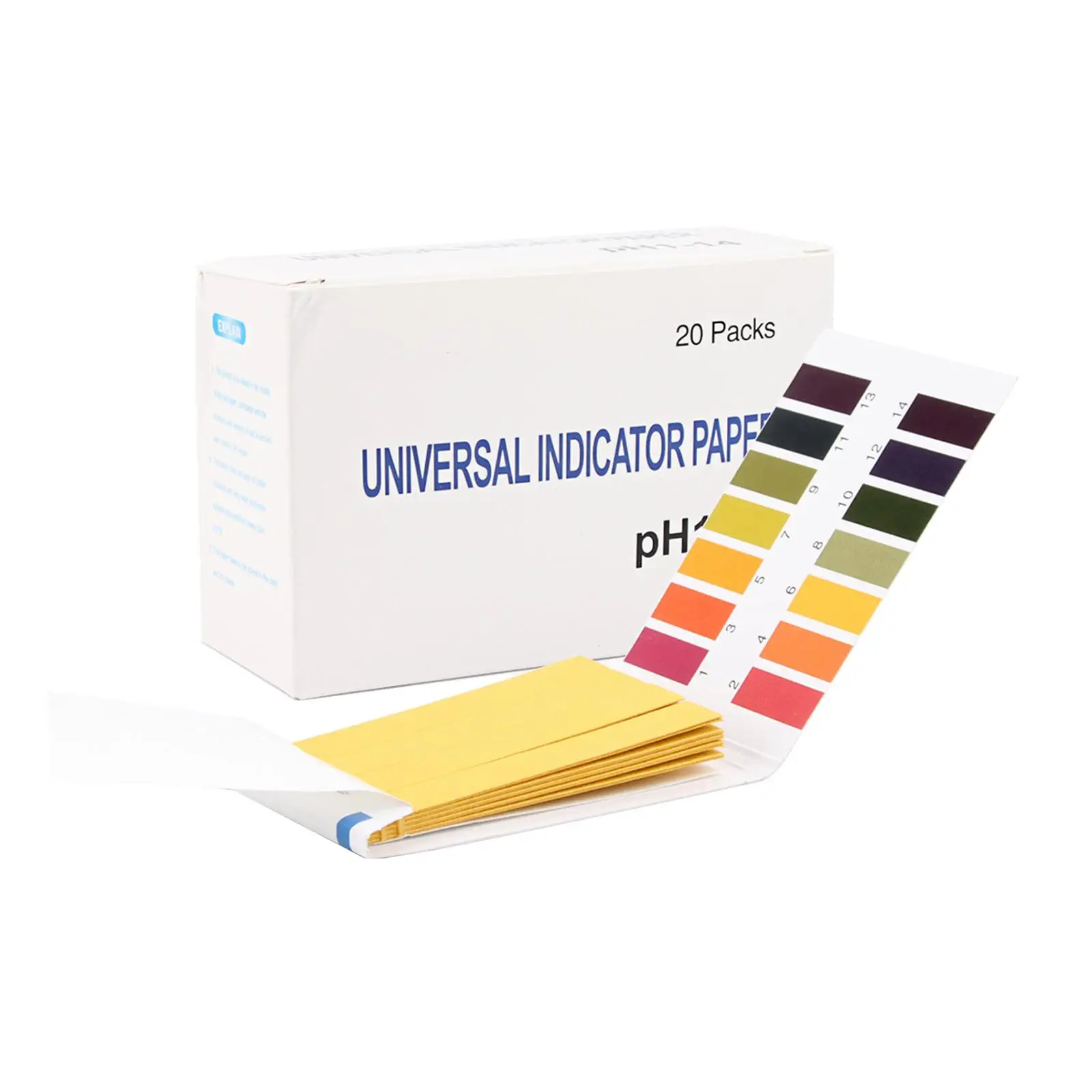 

20pcs of pH Test Strips 1-14, Litmus Paper, for Water, Drinks, , , Cosmetic, Soap, Fish Tank Water