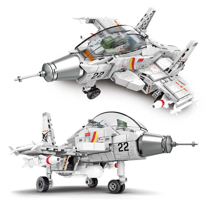 

Blocks WW2 Airplane Aircrafted Model Building Blocks Germany Ju-88 US F4U Military Plane Army Bricks Toy Children Gifts